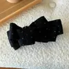 Pinza de Plátano con Lazo de Lunares Estilo Coreano 2026 Nuevo Pinza para el Cabello para Añadir Volumen, Pinza para Cola de Caballo, Pinza Vertical Accesorio para el Cabello