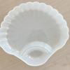 Prato Especial para Bolinhos em Forma de Concha com Molho Tigela Dividida em Forma de Leque para Salada Prato para Frutas Caixa de Armazenamento Multifuncional para Lanches