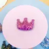 Grampos de Cabelo Europeus e Americanos para Meninas Acessórios de Tecido Brilhante com Glitter Coroa de Lantejoula Estrela Coração Laço Grampo de Cabelo Acessórios de Cabelo