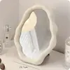 Espelho de Maquiagem de Mesa Casual Estilo Cream Ins Espelho de Penteadeira Espelho de Maquiagem Fofo Meninas Dormitório de Estudante