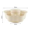 Hogar de cocina multi-rejilla olla caliente cesta de drenaje plato giratorio para frutas y verduras capacidad extra grande plato para olla caliente