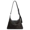 Bolso cruzado de cuero esmerilado para mujer, bolso de mano sencillo y moderno, de gran capacidad, para otoño e invierno de 2024.