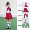Ropa de Coro Infantil Ropa de Presentación Estudiantes de Primaria y Secundaria Pantalones con Tirantes Uniforme Escolar Presentador Foto de Graduación de Jardín de Infancia Presentación