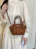 Bolso Cubo de Moda Simple Nuevo Otoño 2026 Bolso Cruzado Casual para el Trabajo Bolso de Hombro Único Elegante para Mujer
