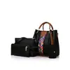 Moda para mujer nuevo conjunto de cuatro piezas de estilo europeo y americano de bolsos de mano, bolso madre-hija, bolso de mano, bolso de hombro, bolso cruzado, bolso tipo cubo, juego de varias piezas