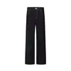 Unbdns Jeans de Pierna Recta Sueltos Versátiles Estilo Retro Americano Chica Picante para Mujer Pantalones Largos Adelgazantes de Marca de Calle de Moda