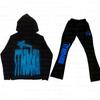 Cross-border Hip Hop Street retro novo suéter carta espuma impressa moletom com capuz estilo hip hop punk zíper suéter