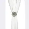 Amarra de Cortina Flor de Pérola Criativa Tiras de Amarração para Cortina Transparente Simples Moderno Ajustável Poliéster Decorativo