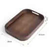 Bandeja de armazenamento de lanches de chá ecológica, bandeja para infusão a seco, bandeja de xícara de chá estilo chinês, bandeja de frutas para lanche da tarde, bandeja de bambu para uso doméstico