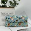 Estojo Portátil Estilo Envelope Transfronteiriço para Óculos, Pincéis de Maquiagem, Bolsa para Lápis de Sobrancelha, Estudante Feminina, Fresco, Retrô, Elegante, Criativo