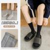 Meias Brancas de Cano Médio para Mulheres, Estilo Primavera e Outono, Meias de Algodão Folgadas, Meias para Gestantes, Estilo Trendy Ins, Meias Longas Anti-Pilling para Todas as Estações