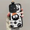 Adequado para Redmi 15C Desenho Animado Note14 Moda Boneca de Pé Feminina 13 Capa de Celular Xiaomi Poco F7 Pro Bola de Carvão