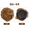 Elástico de cabelo para comércio exterior, coque falso, coque de cabelo cacheado, acessório de cabelo em forma de botão de flor, penteado de noiva, coque de cabelo falso, elástico de cabelo cacheado preguiçoso, atacado