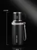 Botella Térmica de Acero Inoxidable 2 en 1 con Taza Tapa, Vasos Térmicos con Asas, Botella de Agua de Acero Inoxidable 316, Mantiene las Bebidas Calientes y Frías para Viajes, Gimnasio, Escuela