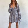 Vestido Lantejoulas Decote V Alça Novo Estilo Transfronteiriço Vestido Sexy Spice Girl Dape Vestido de Alta Qualidade Verão Feminino Senso de Alta Qualidade