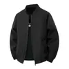 Jaqueta Nova Masculina Casual Versátil Tendência Gola Baseball Jovem Tamanho Grande Primavera e Outono Roupa Exterior Versátil Jaqueta Bomber