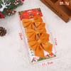 Acessórios de Decoração de Borboleta de Tecido Liso de Natal Props Criativos DIY Janela Árvore de Natal Gravata Borboleta Grande Decoração Pendurada
