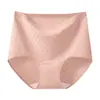 Ropa interior de algodón para mujer con fuelle antibacteriano, de tiro alto, control ligero del abdomen, transpirable, talla grande para mujeres de mediana edad y mayores, bragas tipo triángulo