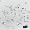 Estilo Individual Blanco (Opcional) Pedrería para Uñas de Forma Irregular con Base Plana, Pedrería de Vidrio, Pedrería de Cristal, Artículo Popular de Celebridad de Internet