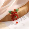 Acessórios Florais Broche de Franja Broche de Miçangas Feito à Mão Broche de Uva Vintage Decoração de Vestido Casaco Acessório de Flor de Miçangas