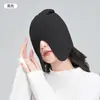 Gorro de dormir de algodón puro, una ayuda para dormir para hombres y mujeres, bloquea la luz y es cálido, adecuado para la siesta, especializado para dormir, previene resfriados, gorro de dormir para personas mayores