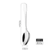 Venta al por mayor transfronteriza 1010 acero inoxidable cuchara cuchillo y tenedor juego de vajilla engrosado hotel postre cuchara de café LOGOTIPO