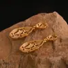 Brincos de Prata com Design Único, Novo Estilo de Luxo Leve, Brincos Artísticos Estilo Retrô Vintage, Brincos Femininos Vazados com Franjas