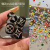 Pedras de Strass Coloridas Mistas para Nail Art, Fundo Plano, Redondas, Super Brilhantes, Mini Pedras Redondas Pequenas, Pedras de Strass Trituradas, Pedras de Strass Empilhadas, Decorações para Unhas, Atacado