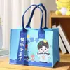 Bolsas de regalo personalizadas para celebración de luna llena y cien días de bebé, con estampados de dibujos animados de moda, bolsas de fieltro para pequeñas princesas y pequeños príncipes