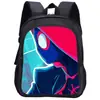 Mochila Escolar para Jardim de Infância Homem-Aranha Homem Aranha Estampa de Personagem One Piece Mochila Infantil 13 polegadas Atacado Transfronteiriço