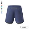 Pantalones cortos deportivos de verano para correr maratón al aire libre, de dos piezas y tres piezas, para mujer, antiluz