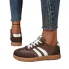 Zapatos Casuales de Talla Grande para Mujer Transfronterizos Nuevo Estilo Primavera y Otoño 2026 Bloques de Color Retro Zapatillas Deportivas Zapatos Blancos para Mujer Venta al por Mayor