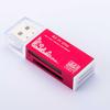 Atacado de fábrica Leitor de cartão Shiyou SY-638 alta velocidade USB2.0 TF + M2 + MS + SD leitor de cartão quatro em um