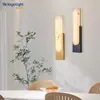 Luminária criativa estilo nórdico em imitação de mármore, simples e elegante, para parede de fundo de sala de estar moderna, parede de quarto, corredor