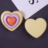 Corazón Brillante de Colores DIY Pegamento Cremoso Pasador Cuerda para el Cabello Pinza para el Pelo Agujero para Zapato Taza de Agua Accesorios Decorativos de Resina Venta al por Mayor