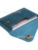 Funda de Cuero para Tarjetas PU Bolsa para Tarjetas de Presentación Mini Conveniente Compacta Monedero de Cuero Vintage Almacenamiento para Tarjetas Bancarias