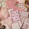 Papel de Material con Temática de Flores para Diario, Pegatinas Guka, Decoración Base DIY, Pegatinas de Fondo, Creación de Escenas Artísticas, Notas de Diario