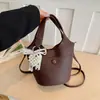 Bolso Minimalista Estilo Ins 2026 Bolso Tote Versátil de Alta Calidad para el Día a Día Bolso Casual de Hombro Cruzado Retro de Nicho