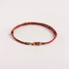 Festival del Bote del Dragón Cuerda Colorida Pulsera de Cuerda Roja para Niños y Niñas Cuerda de Mano de Carpa Roja Cuerda Trenzada Buena Suerte en el Año de Nacimiento