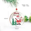 Decoraciones Navideñas de Madera Decoración para el Hogar en Fiestas Artesanías de Madera Hueca Adornos Colgantes Colgantes para Árbol de Navidad Estilo Popular