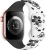 Baishengxin es Adecuado para Correas de Apple Watch, Correa de Silicona Bicolor con Grabado Láser de Flor de Bauhinia para Appleiwatch