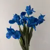 Simulación de comercio exterior flor falsa irlandesa Alice Iris flor artificial adornos para fotografía en casa accesorios para arreglos florales flores