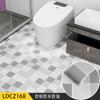 Pegatinas autoadhesivas de PVC para suelo de cocina y baño, pegatinas para azulejos de inodoro, papel tapiz DIY, impermeables, a prueba de humedad y antideslizantes.