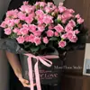 Bolsa de Abrazo de Cuero Lavable de Mano para el Día de San Valentín con Rosas, Bolsa de Flores, Bolsa para Empaquetar Ramo Floral