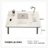 Mesa plegable para cama de dormitorio, mesa de estudio, escritorio de oficina para portátil, mesa pequeña para uso doméstico, mesa para ventanal, escritorio simple para estudiante
