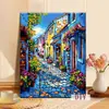 Casa de Flores junto al Mar Pintura al Óleo Digital DIY 2026 Nueva Pintura Acrílica Relleno Manual para Colorear Pintura Decorativa Sanadora