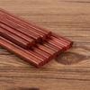 Palillos Caseros de Sándalo Rojo Estilo Chino Madera de Ala de Pollo, Palillos de Teca para Restaurante al por Mayor, Juego de Palillos de Hierro Kunlian al por Mayor