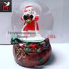 Bola de Cristal de Vidro do Papai Noel Transfronteiriça Artesanato em Resina Bola de Água com Neve de Natal Decorações de Mesa para Casa