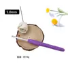Juego de Ganchillos Amazon Colorido Mango Suave Tpr Ganchillo de Aluminio DIY Lana Ganchillo Barba Bolsa Set