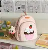 Mochila Anti-Pérdida Nueva Otoño e Invierno 2025 para Niños, Linda Mochila Pequeña para Jardín de Infancia, Niños y Niñas, Pequeña Mochila Escolar de Cereza